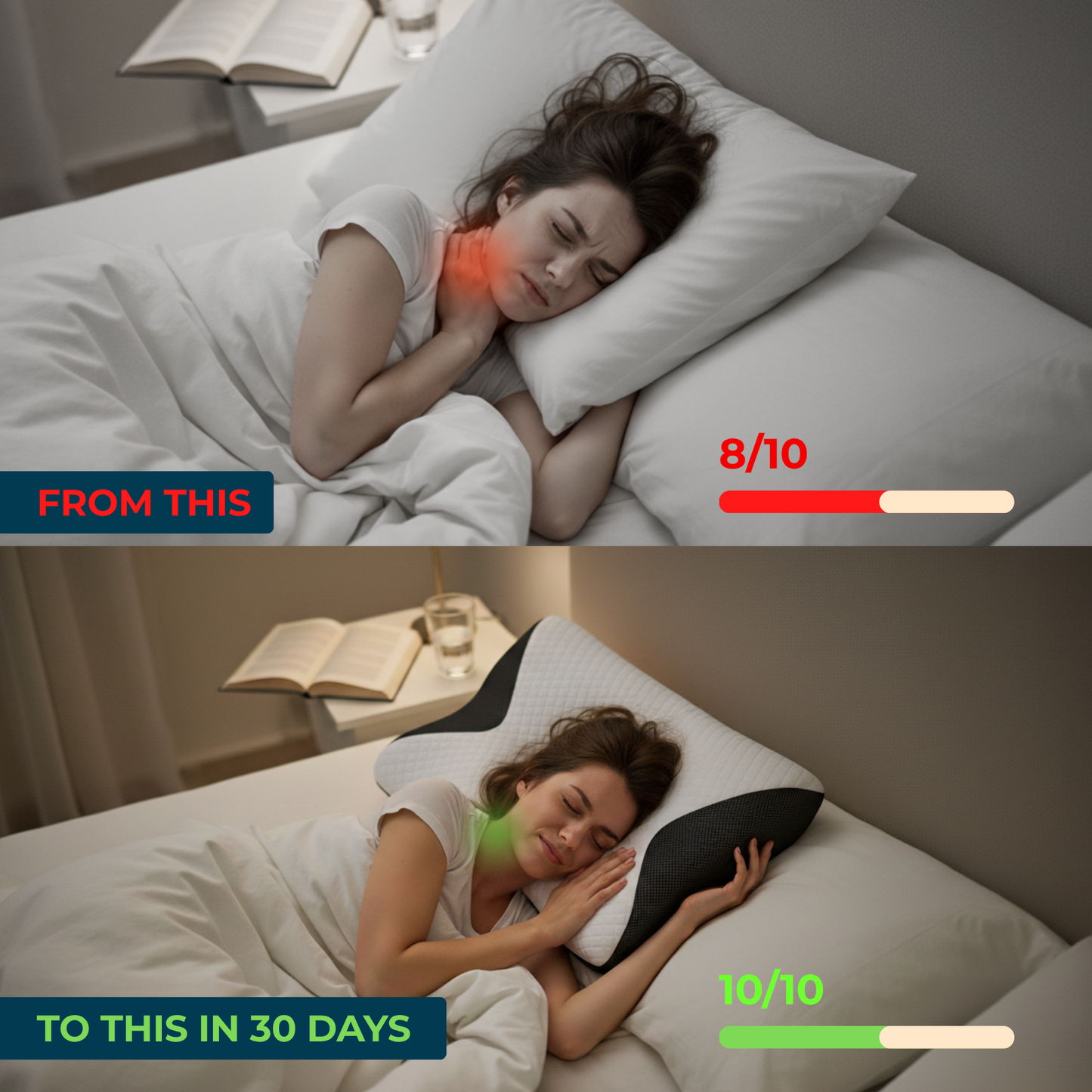 SleepNeckPro™ Orthopedic Neck Pillow